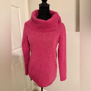 J. Jill Pink Cowl Neck Sweater